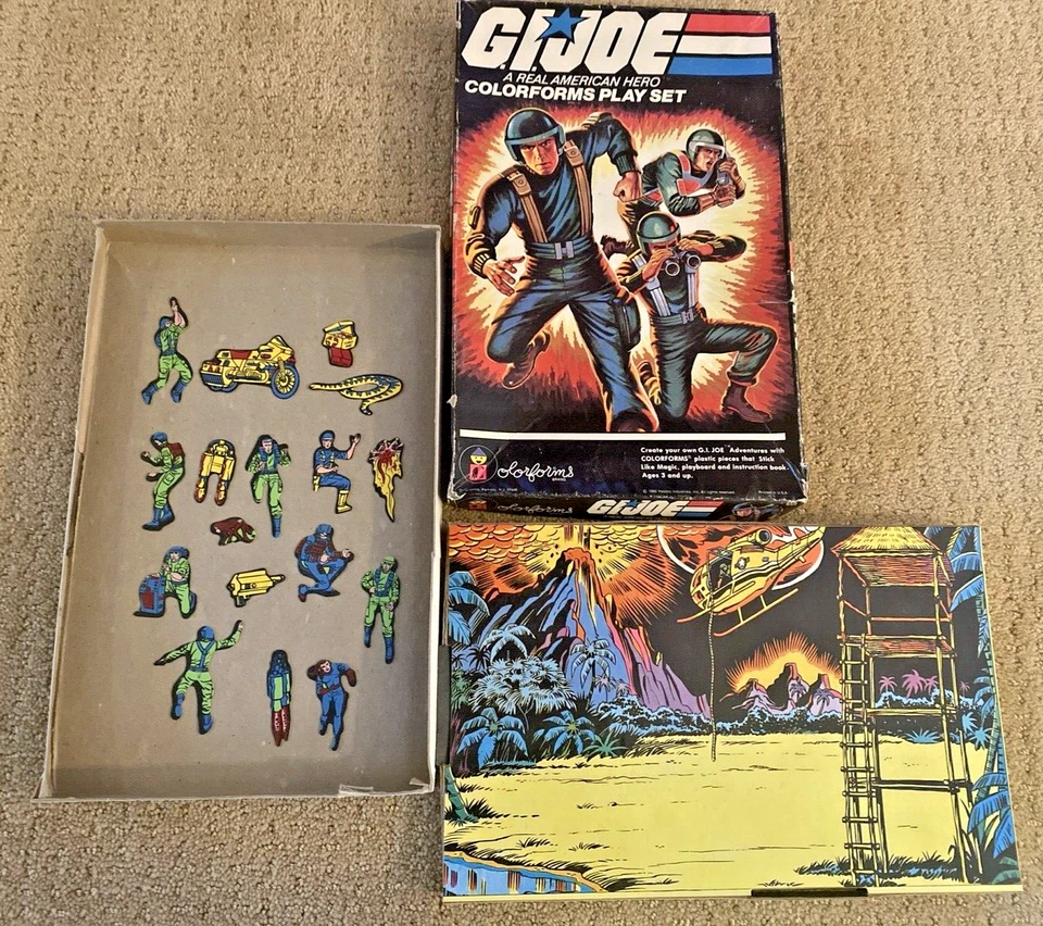 "HASBRO" VINTAGE 1982 G.I. JOE "COLORFORMS" PLAY SET IN ORIGINAL BOX - Image 1 of 4