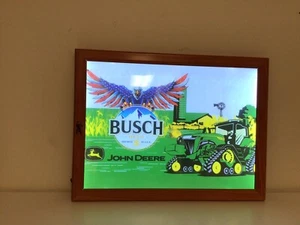 Busch Beer John Deere American eagle led sign - Picture 1 of 5
