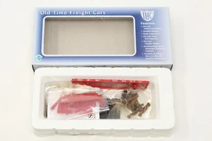 HO IHC Old Time Rail & Tie Car CRR of NJ MoW 394 Red Kit - Picture 1 of 7