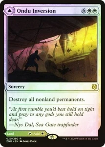 Ondu Inversion Ondu Skyruins FOIL - 013/280 - Rare - Zendikar Rising ZNR MTG - Foto 1 di 2
