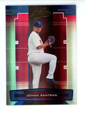 2005 Playoff Absolute Memorabilia   Johan Santana #4 Minnesota Twins