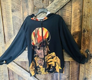Men's Five Finger Death Punch Zippered Hooded Sweatshirt XL - Picture 1 of 10