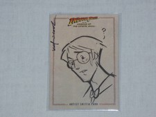 INDIANA JONES AND THE KINGDOM OF THE CRYSTAL SKULL SKETCH CARD BY KATIE COOK