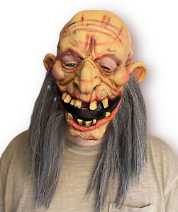 Paper Magic Group Halloween Mask Zombie Old Man Realistic Horror Vintage 2001