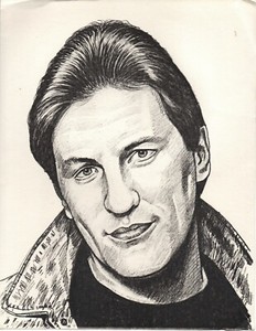 Collin Raye Picture Drawing Print Art plus Signed Birthday Card