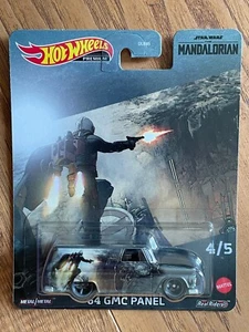 HOT WHEELS STAR WARS THE MANDALORIAN MANDO 1964 GMC PANEL - Picture 1 of 3