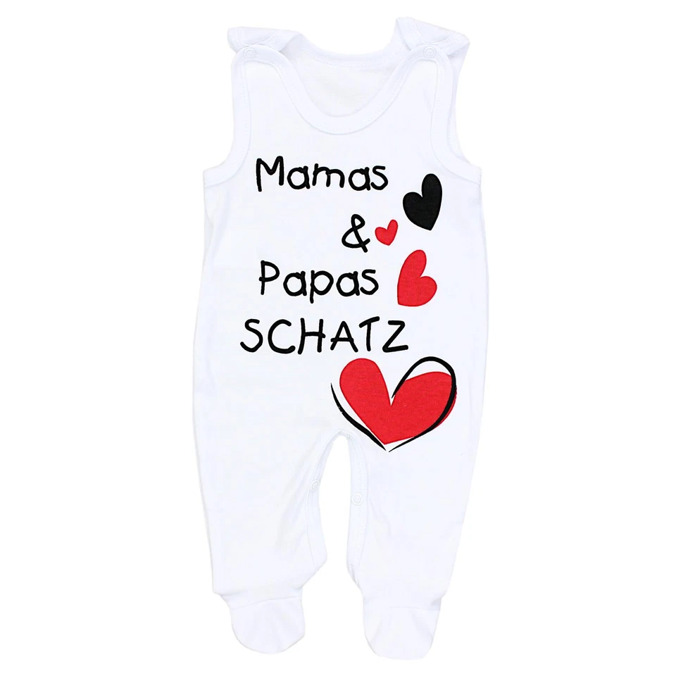 TupTam Unisex Baby Strampler mit Spruch I love Mum and Dad - Bild 1 von 1