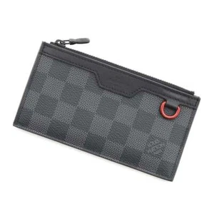 Tarjetero utilitario Louis Vuitton Damier grafito rojo N60354 - Imagen 1 de 9