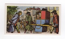 Tea Transport Trade Card 1961. Sedan Chair