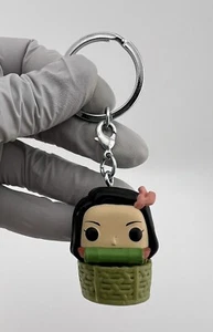 DEMON SLAYER FUNKO POCKET POP! KEYCHAIN NEZUKO KAMADO IN BASKET - Picture 1 of 9