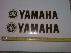 2 Factory Yamaha Decals Stickers Emblem Gas Tank Bike  - Picture 1 of 1