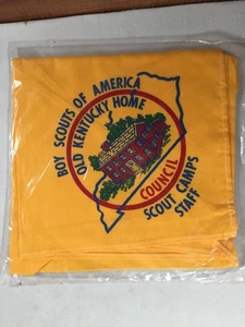 Altes Kentucky Home Council Pfadfinderlager Stab BSA Camp Halstuch - Bild 1 von 2