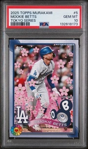 PSA 10! Topps Takashi Murakami Tokyo Series Mookie Betts #5 2025 - Imagen 1 de 2