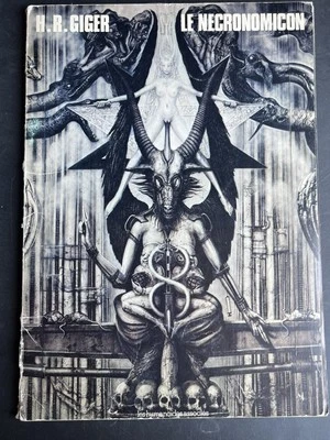 H.R. Giger 1st Ed. 1977 NECRONOMICON Les Humanoïdes Associés French Aliens - Image 1 of 4