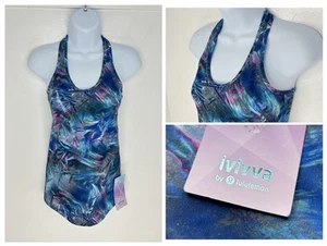 Ivivva by Lululemon NWT Girls Keep Ur Cool Racer Tank Top Size 14 Gym Athleisure - Picture 1 of 13