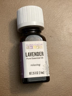 Aura Cacia, Lavender Pure Essential Oil, Relaxing, 0.25 fl oz - Image 1 of 4