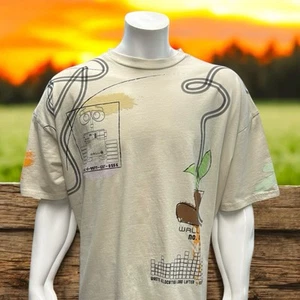 Camiseta Disney Wall-E Eva Boot Bronceada Multicolor Doble Cara Gráfica Talla XL - Imagen 1 de 13