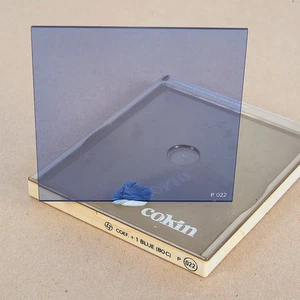 COKIN P022 COEF. +1 BLUE (80C) FILTER 84mm For P SERIES HOLDERS #AD628 - Picture 1 of 1