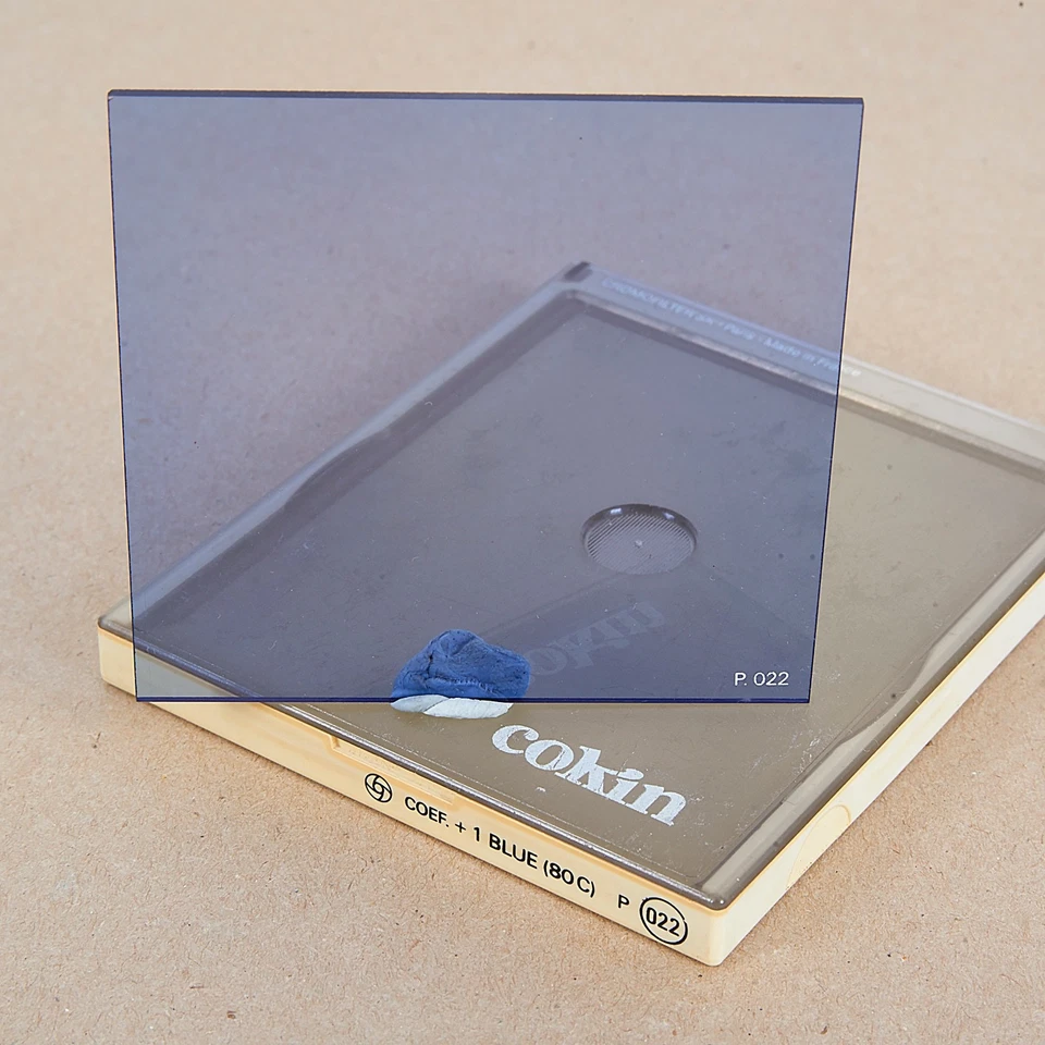 COKIN P022 COEF. +1 BLUE (80C) FILTER 84mm For P SERIES HOLDERS #AD628 - Image 1 of 1