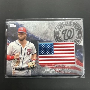 2017 Topps Series 2 Bryce Harper #IDML-BH Independence Day Batter Logo Patch - Picture 1 of 2