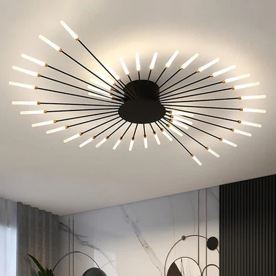 LED Ceiling Light Flush Mount Pendant Lamp Dining Living Bedroom Modern 84W - Image 1 of 4