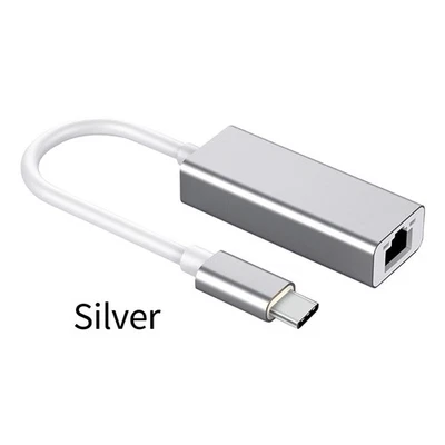 Type C To Ethernet Rj45 Cable USB External Network Card LAN Adapter No Flicker b - Image 1 of 4