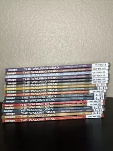 The Walking Dead Paperback Lot of 17 Graphic Novels TWD No Duplicates READ - Picture 1 of 12