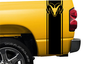 Dodge Ram 1500 2500 3500  truck bed vinyl decal sticker stripe "RAM"