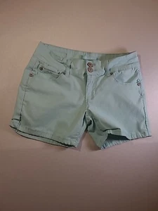 GOGO STAR KIDS Girl’s Denim Shorts. Stretch Size 16 Light Blue - Picture 1 of 4