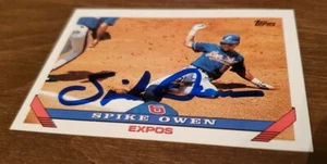 1993 Topps Signed Spike Owen Card #42 - Picture 1 of 1