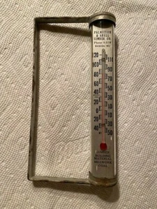 Vintage Advertising Thermometer Palmetier & Abell Lumber Co. Waukesha, WI Coal - Picture 1 of 5