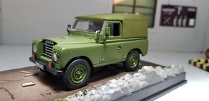1:43 Scale Model Land Rover Series 3 88 SWB Utility Canvas Army Pickup Oxford - Picture 1 of 7