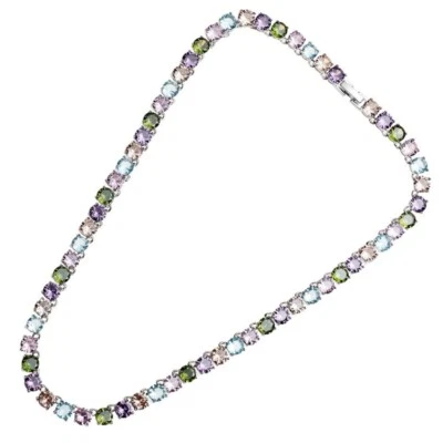 COLLANA OTTAVIANI Da Donna In OTTONE Placcato Con Zirconi Multicolore 500869C - Immagine 1 di 4