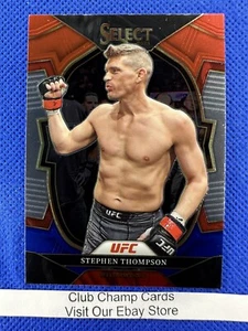 2023 #33 Stephen Thompson Panini Select UFC Concourse Level Red & Blue Base - Picture 1 of 2