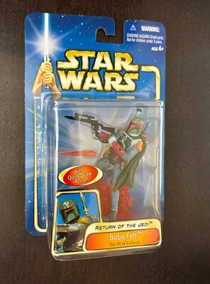 Figura de acción Star Wars Boba Fett Pit of Carkoon (2003) -- En tarjeta Foto 1 de 2