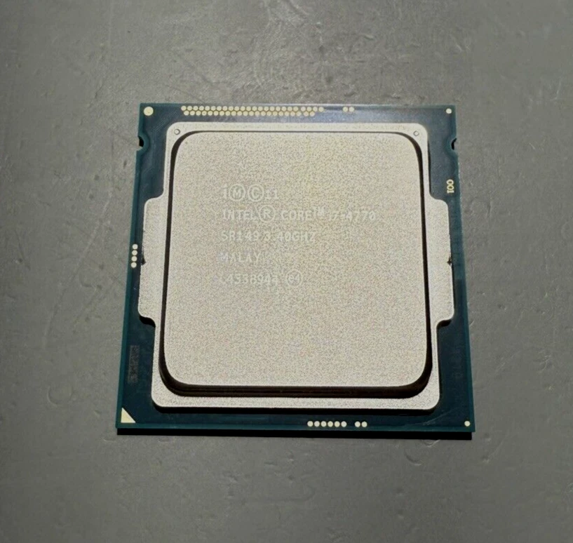 Intel Core I7-4770 CPU Processor 3.40 GHz Quad Core Haswell SR149 LGA 1150... - Image 1 of 1