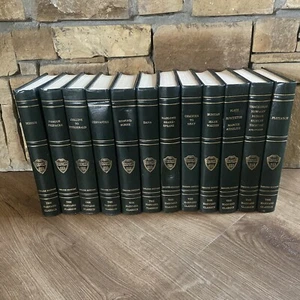 Menge 12 Harvard Classics Deluxe Edition grüne Hardcover Bücher Homer Platon - Bild 1 von 10