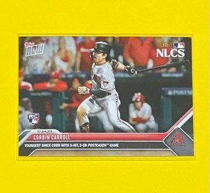 2023 Topps Now Corbin Carroll NLCS ROOKIE CARD SP Arizona Diamondbacks #1040 RC