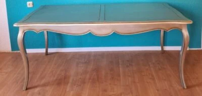 ESSTISCH WOHNZIMMERTISCH TISCH 180 x 89 MAHAGONI-HOLZ SILBERTON CHIPPENDALE-STIL - Bild 1 von 4