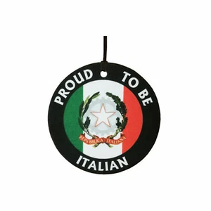 Proud To Be Italian Car Air Freshener - Picture 1 of 2