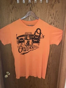 Majestic Threads Throw Back Oriole Park Camden Yards, Baltimore Orioles MLB, L - Picture 1 of 7