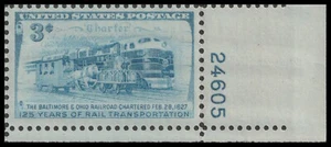 US 1006 Rail Transportation 3c plate single LR 24605 MNH 1952 - Picture 1 of 1