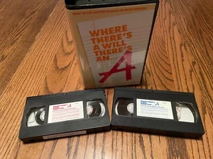 Where There's A Will There's An A How to Get Better Grades in High School 2 VHS - Picture 1 of 11