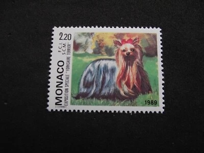 Mónaco 1989 Exposición Canina Internacional, Montecarlo.   MNH. Foto 1 de 2