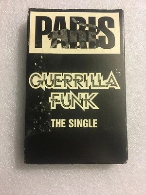 PARIS - GUERRILLA FUNK, CASSETTE TAPE SINGLE RARE PROMO ONLY 3 TRACK MIX - Image 1 of 4