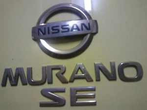 NISSAN MURANO SE GOLD LETTERING EMBLEMS WITH LOGO - Picture 1 of 4
