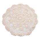 Small Christmas Theme Rectangle Round Embossed Lace Party Tablecloth Table Cover