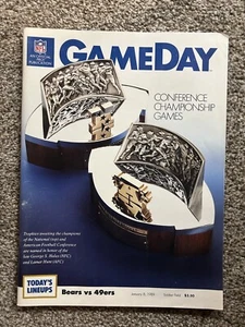 Game Day Program Chicago Bears 49ers January 8 1989 Conference Championship - Picture 1 of 2