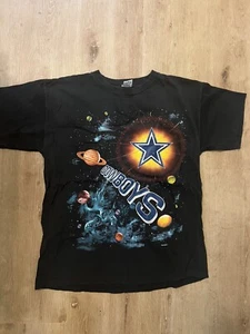 Rare Vintage Dallas Cowboys Solar Shirt Size-L - Picture 1 of 4