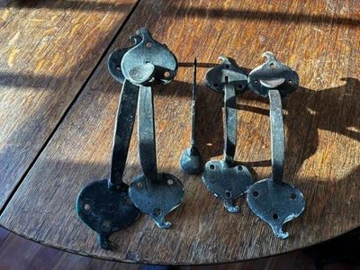 古董SUFFOLK THUMB闩锁门把手10英寸 — 第 1/4 张图片